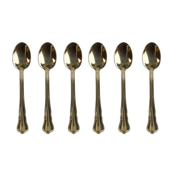Posate dorate in acciaio inox 6 pz per 6 persone – Brandani
