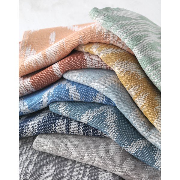 Coperta blu scuro in misto cotone 140x180 cm Mallorca – Euromant-image-4