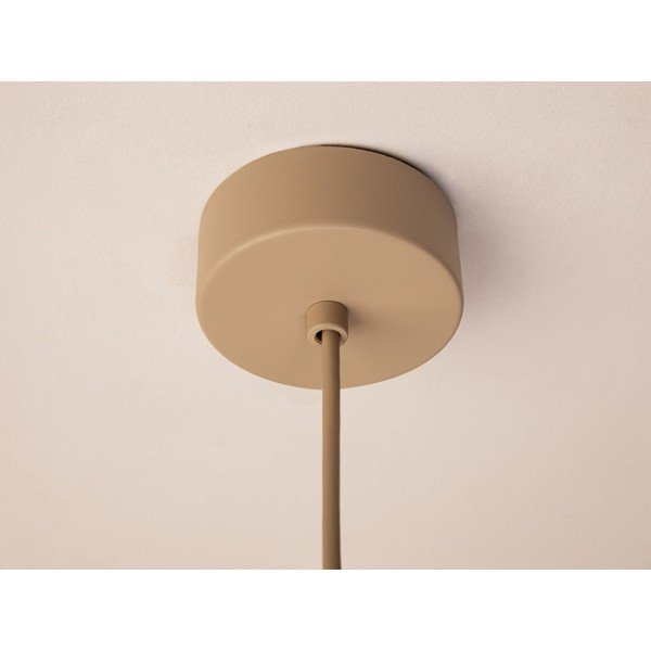 Lampadario marrone chiaro in metallo ø 30 cm Ori – Micadoni -image-4