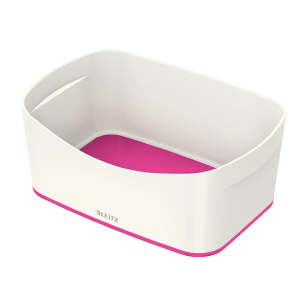 Scatola di plastica bianca e rosa MyBox - Leitz
