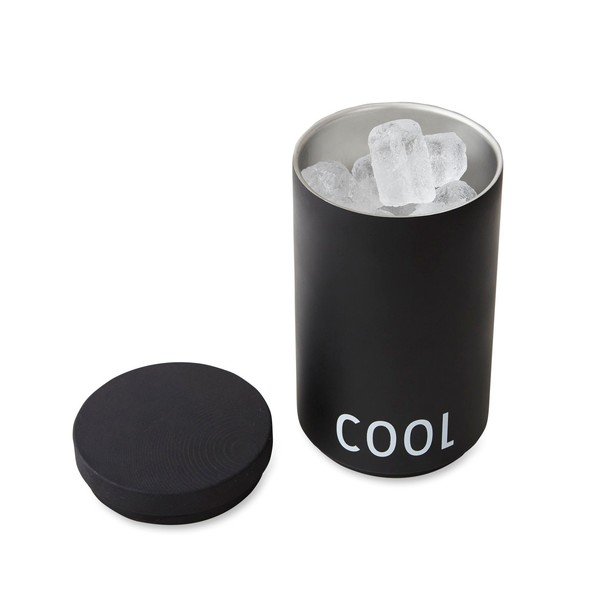 Secchio di raffreddamento nero Secchio di raffreddamento nero - Design Letters-image-3