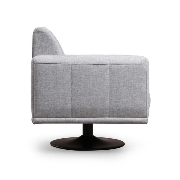 Sedia girevole grigio chiaro Nikea - Artie-image-3