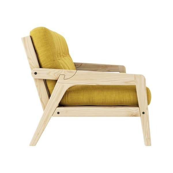 Divano variabile in velluto a coste Miele Grab Raw - Karup Design-image-4