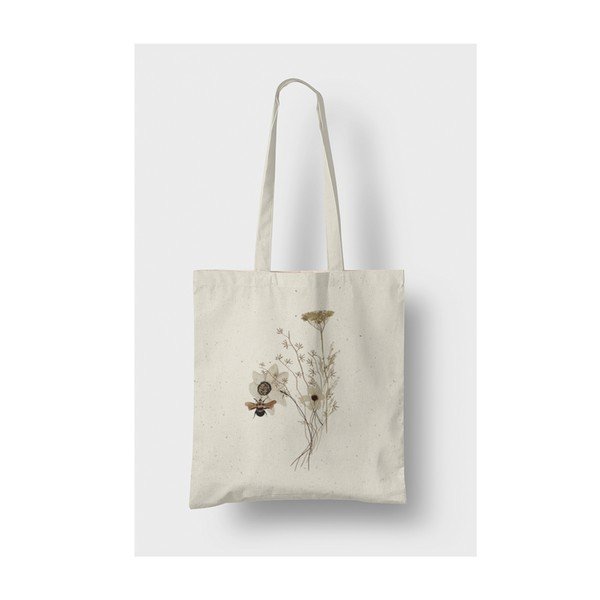 Borsa in tessuto beige - Kate Louise