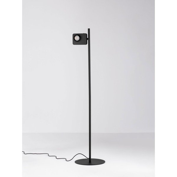 Lampada da terra LED nera in alluminio con struttura flessibile/con intensità regolabile (altezza totale 131 cm) Kedros – Nova Luce-image-4