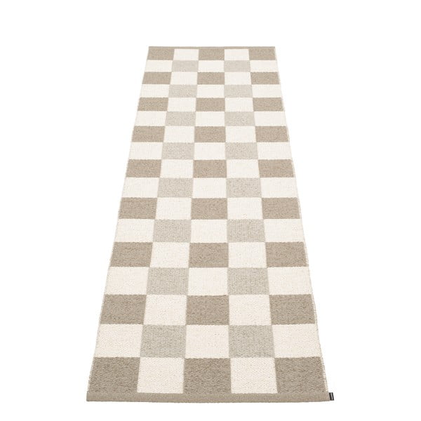 Passatoia da interno/esterno beige/color crema 70x240 cm Pix Dark Linen – Pappelina