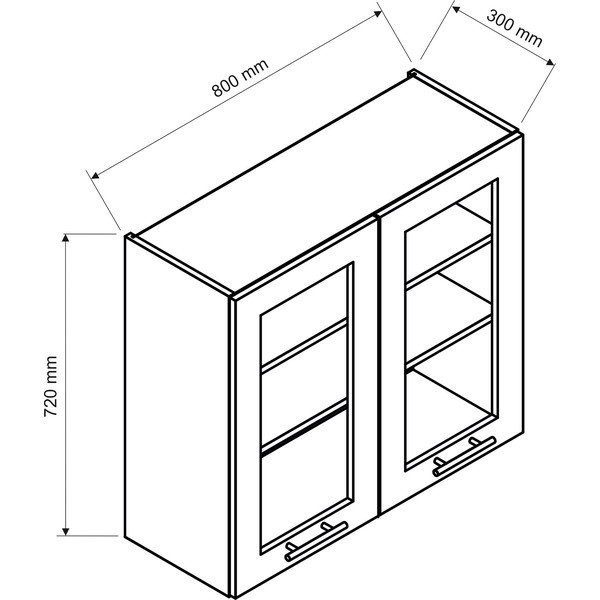 Mobile cucina superiore (larghezza 80 cm) Kai - STOLKAR-image-3