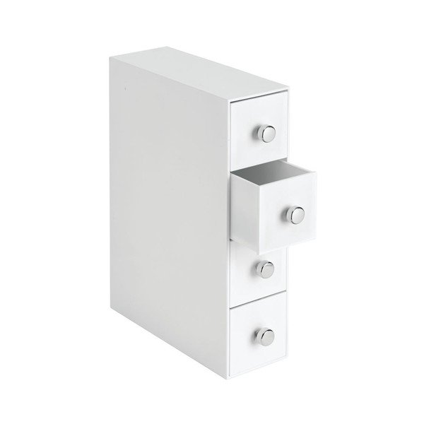 Organizer bianco con 4 cassetti Tower - iDesign-image-1