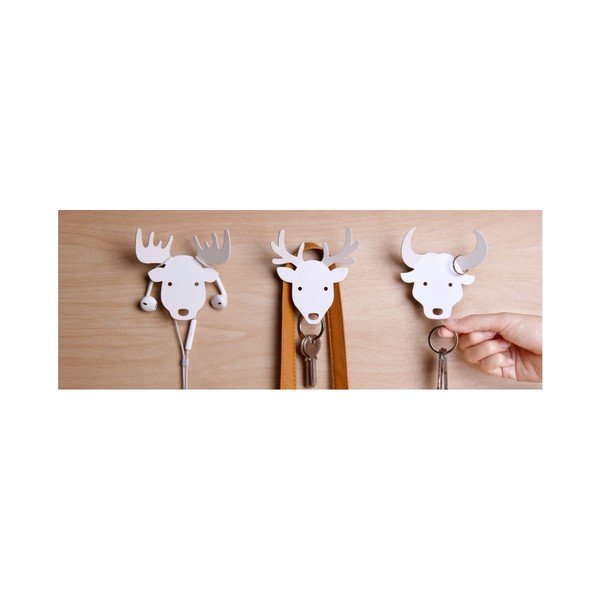 Černý věšáček na klíče Qualy Bull Key Holder-image-4