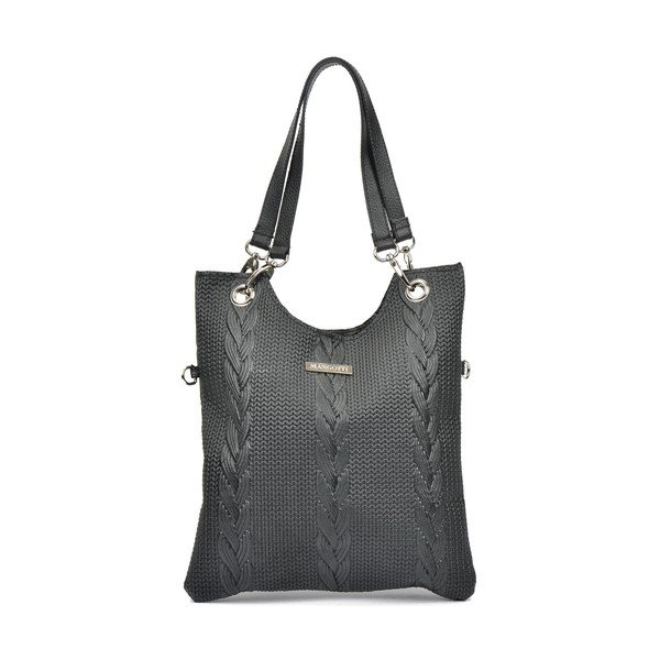 Borsa in pelle nera Lidia - Mangotti Bags
