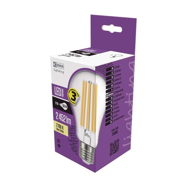 Lampadina LED calda E27, 17 W - EMOS-image-1