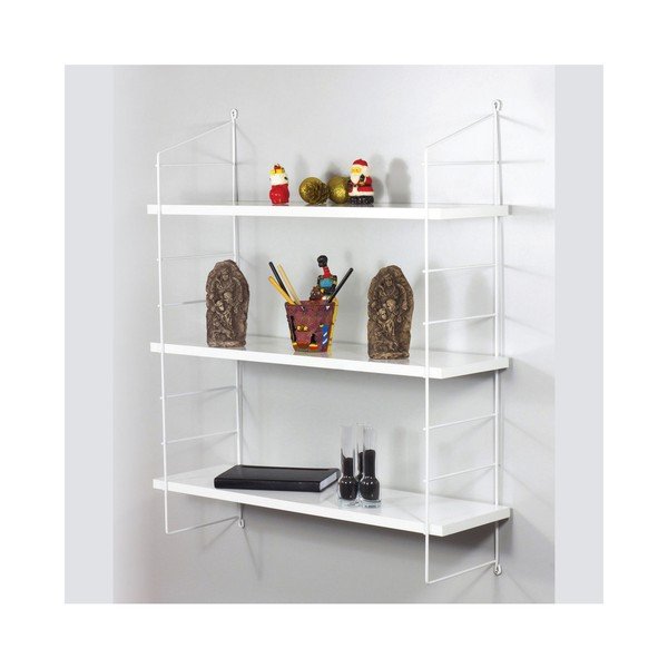 Mensola a parete bianca lucida Armon - Decortie-image-1