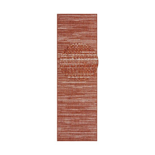 Tappeto rosso per esterni 350x80 cm Gemini - Elle Decoration