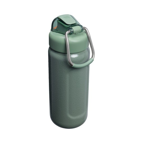 Bottiglia bottiglia da viaggio verde in acciaio inox 470 ml Wellspring Bottle Hammertone Green – Stanley-image-2