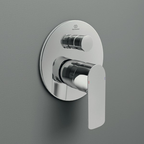 Rubinetto per doccia argentato effetto lucido Connect Air - Ideal Standard-image-2