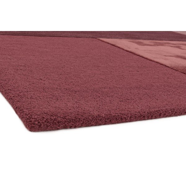Tappeto rosa scuro Tate Tonal Textures, 120 x 170 cm - Asiatic Carpets-image-1