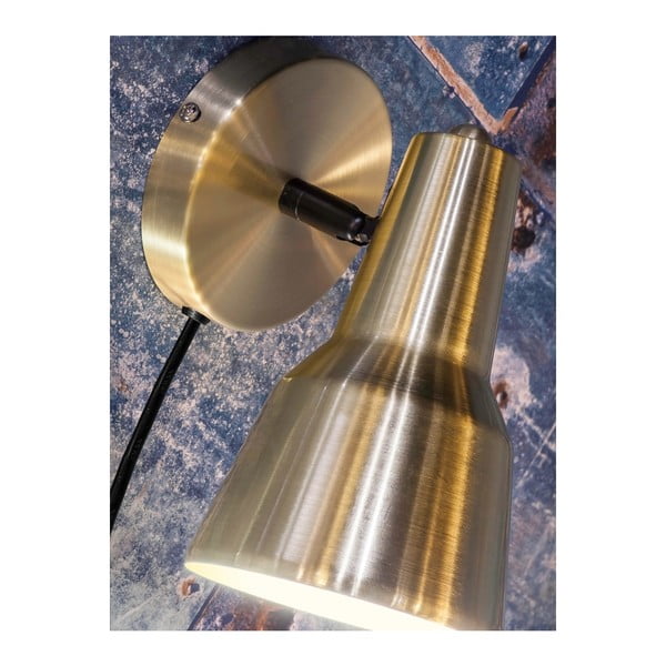 Lampada da parete color oro ø 22 cm Valencia - it's about RoMi-image-1