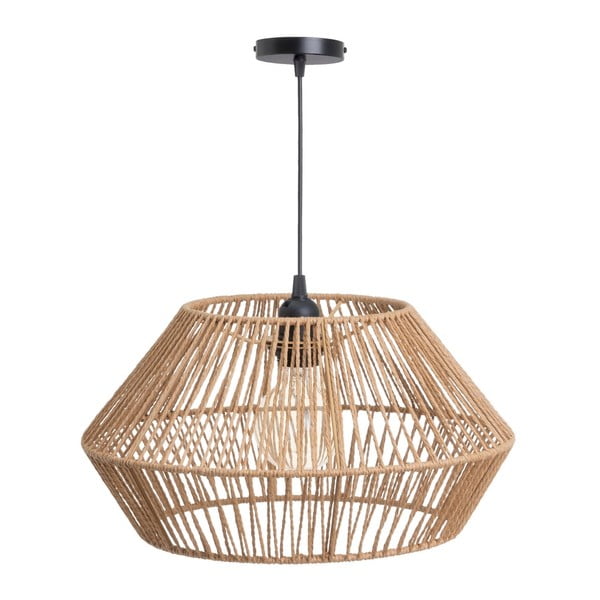 Lampada a sospensione in colore naturale con paralume in carta ø 38 cm - Casa Selección