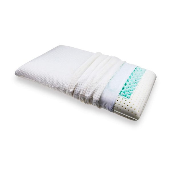 Cuscino in memory foam bianco Dual Clima, 42 x 72 cm - ProSpánek-image-2