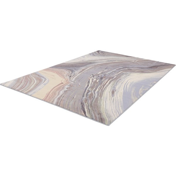 Tappeto in lana grigio 160x240 cm Agate - Agnella-image-4