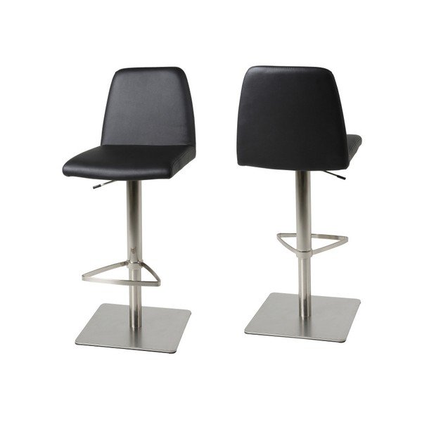 Sgabello da bar Amagi nero - Actona-image-2