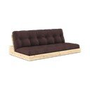 Divano letto marrone scuro 196 cm Base - Karup Design