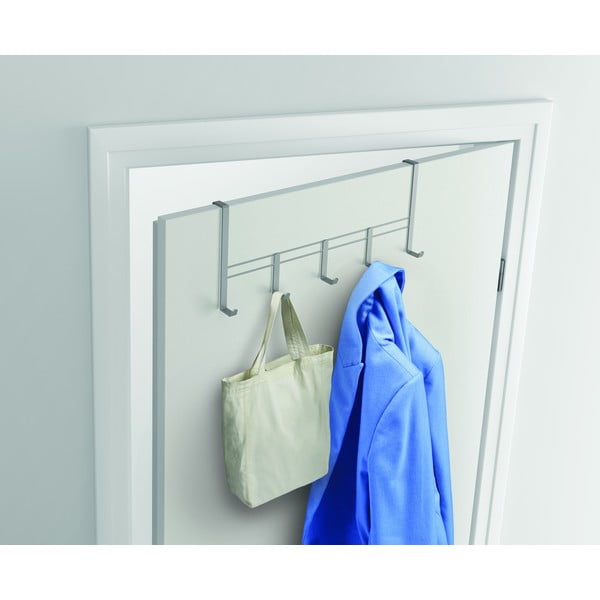 Appendiabiti in metallo argentato 38 cm - Metaltex-image-1