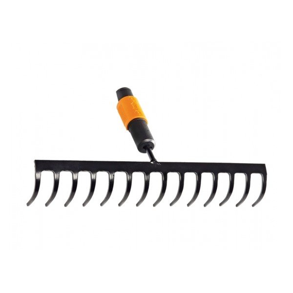 Rastrello in acciaio nero con 14 denti Quikfit - Fiskars