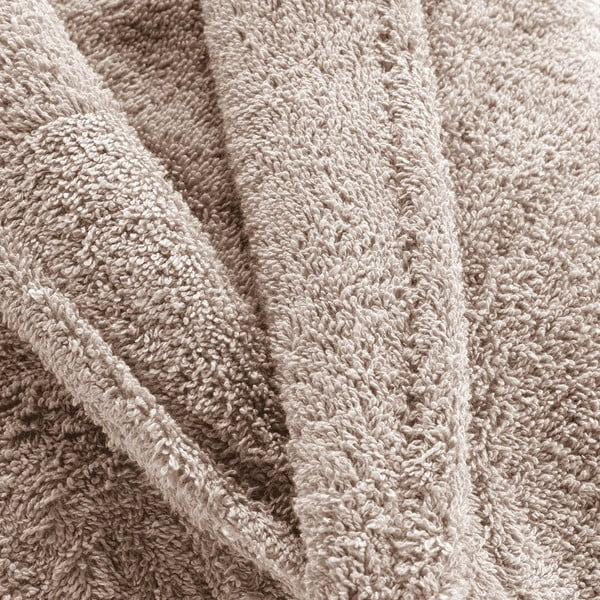 Accappatoio marrone chiaro in cotone M Tendresse – douceur d'intérieur-image-2