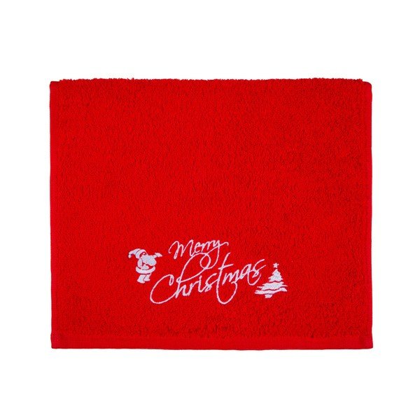 Osuška Christmas Merry Red, 30 x 50 cm