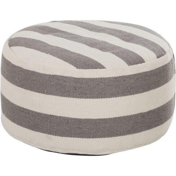 Pouf Kalaidu grigio e beige Lani - Westwing Collection