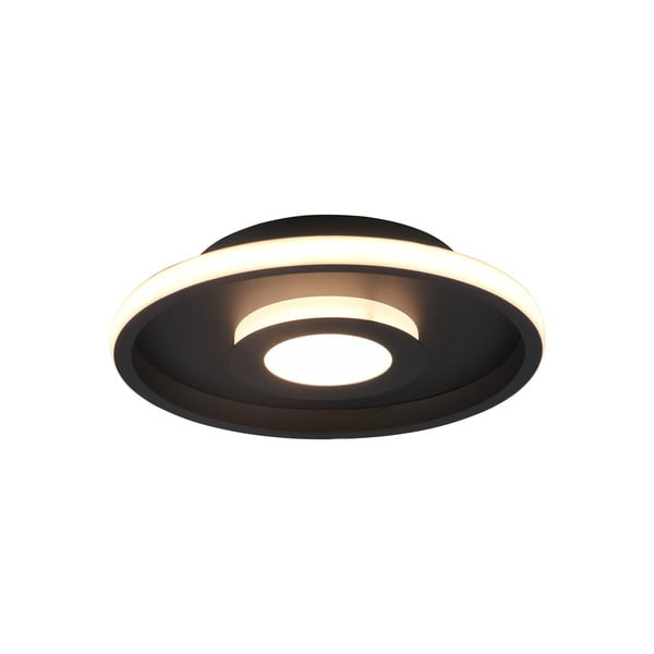 Metallo nero opaco Apparecchio da soffitto a LED ø 30 cm Ascari - Trio-image-3