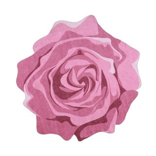 Tappeto Rose Duro, ⌀ 80 cm Pembe - Vitaus