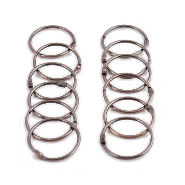 Set di anelli per tenda doccia color rame 12 pz Ringo Small – Spirella-image-3
