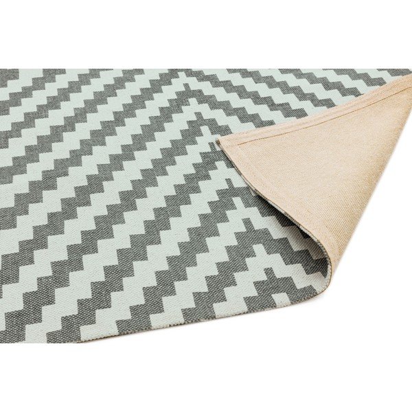 Tappeto grigio e bianco Geo, 120 x 170 cm - Asiatic Carpets-image-3