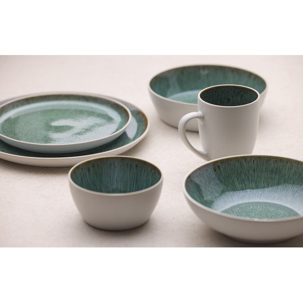 Ciotolina bianca/verde in gres 850 ml Gastro White/Green – Bitz-image-1