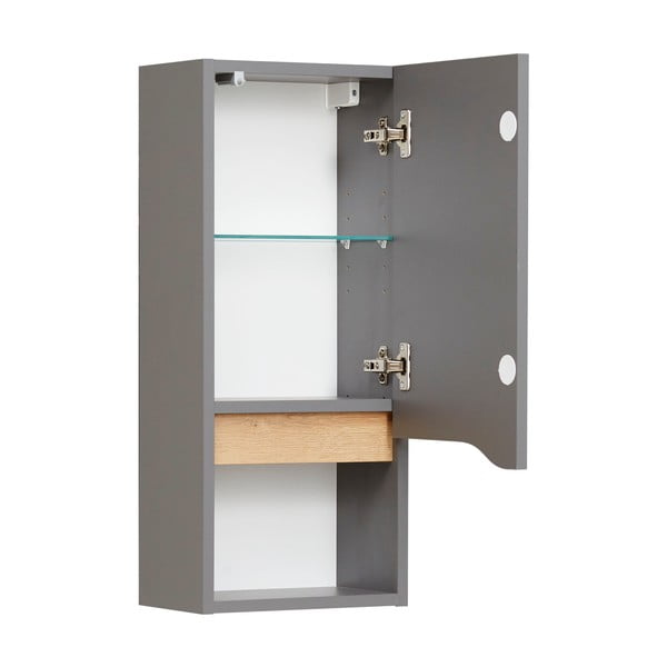 Mobile bagno sospeso grigio 30x70 cm Set 357 - Pelipal-image-2