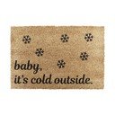 Zerbino in cocco con motivo natalizio 40x60 cm Baby It's Cold Outside - Artsy Doormats