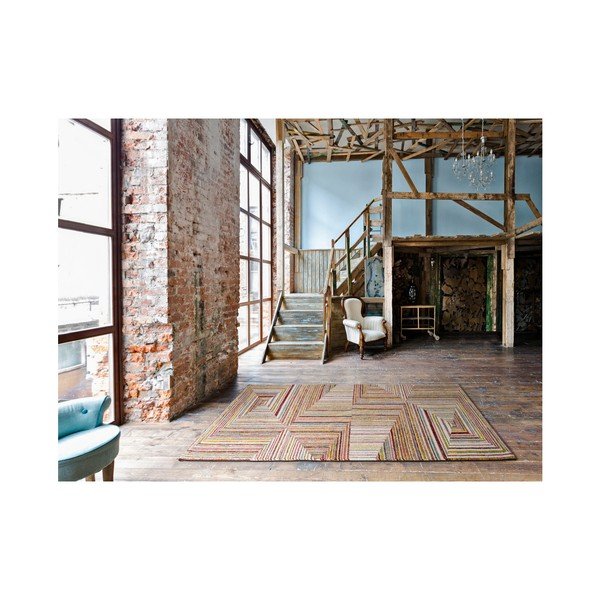 Tappeto adatto all'esterno Moar Multi Derro, 80 x 150 cm - Universal-image-1