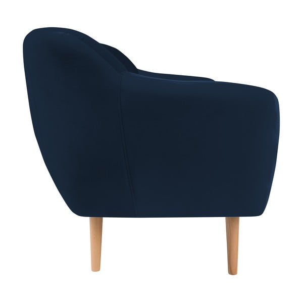 Divano a due posti blu scuro Amelie - Mazzini Sofas-image-4