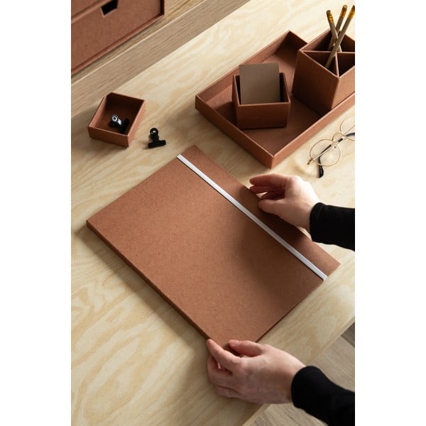 Organizer in cartone per documenti Paulina Restore Paper Laminate A4 – Bigso-image-1