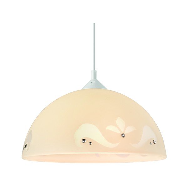 Lampada a sospensione beige Glam - LAMKUR-image-1