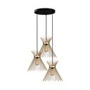 Lampada a sospensione in metallo color oro ø 34 cm Izmir - Squid Lighting