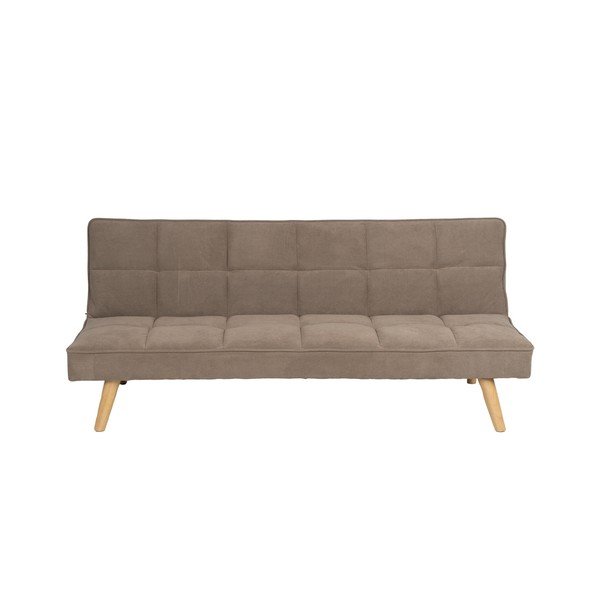 Divano beige allungabile con rivestimento in ciniglia 175 cm – Ixia