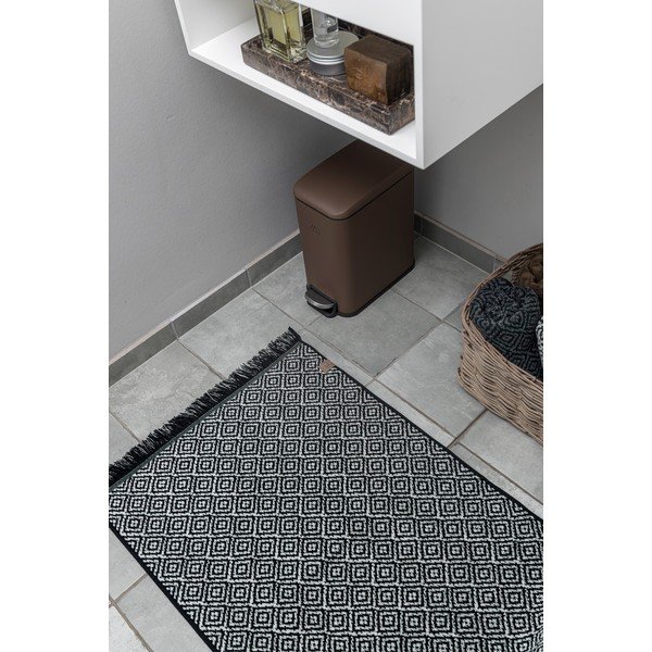 Tappetino per il bagno nero in tessuto 50x80 cm Morocco – Mette Ditmer Denmark-image-2