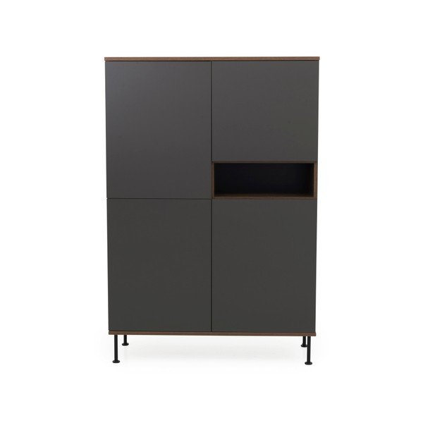 Armadio Daxx grigio antracite, 110 x 161 cm - Tenzo