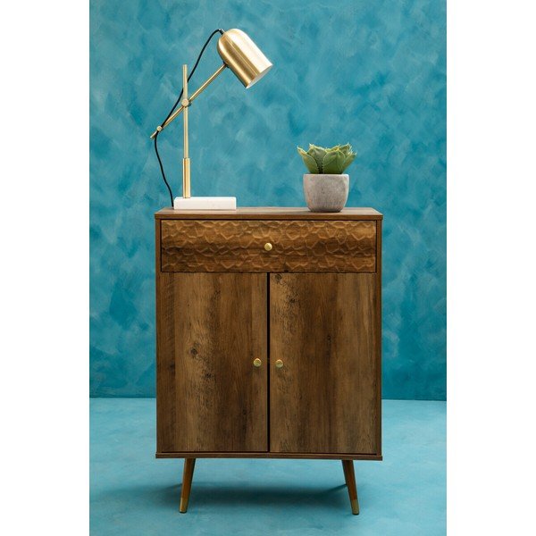 Credenza colore naturale scuro 70x94x35 cm Frida – Premier Housewares-image-4