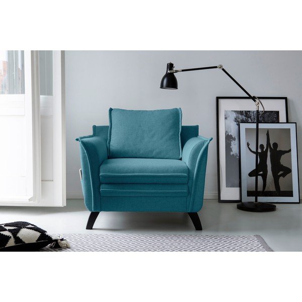 Poltrona turchese di charme Charlie - Miuform-image-2