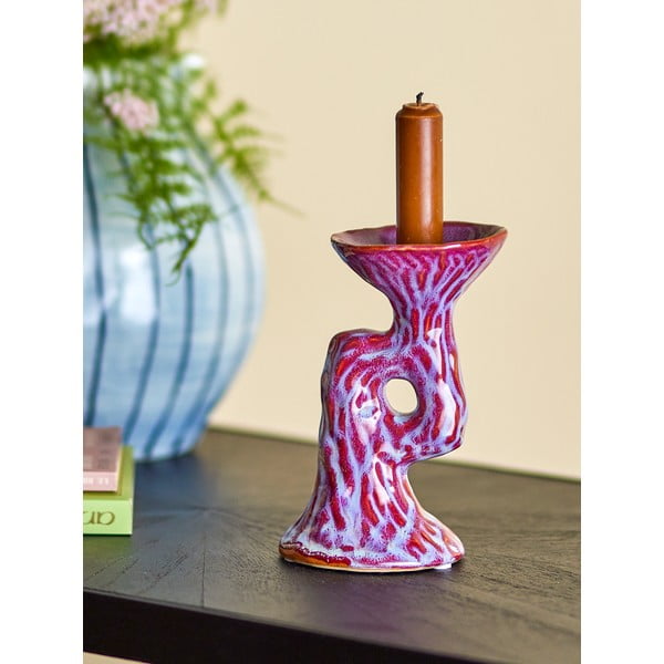 Portacandele in gres Ivalie - Bloomingville-image-1