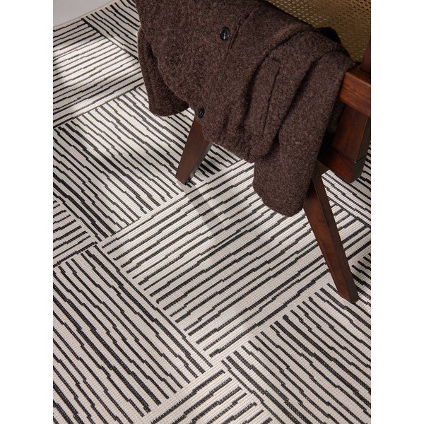 Tappeto da interno/esterno nero/color crema 160x230 cm Haringey Nightingale – Ted Baker-image-3